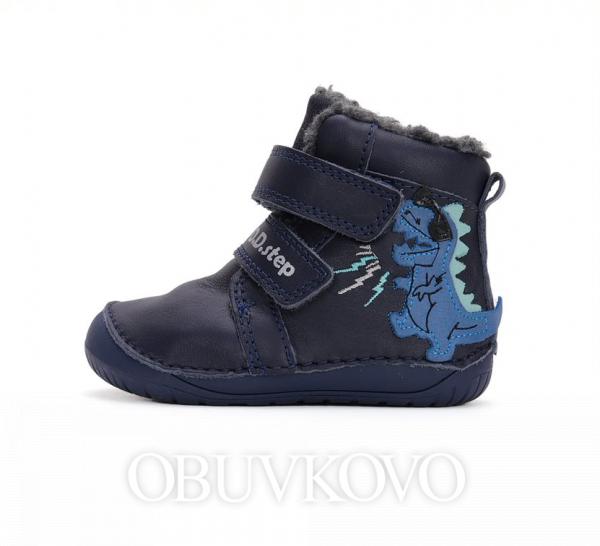 Chlapčenské barefoot zimné čižmy D.D.STEP