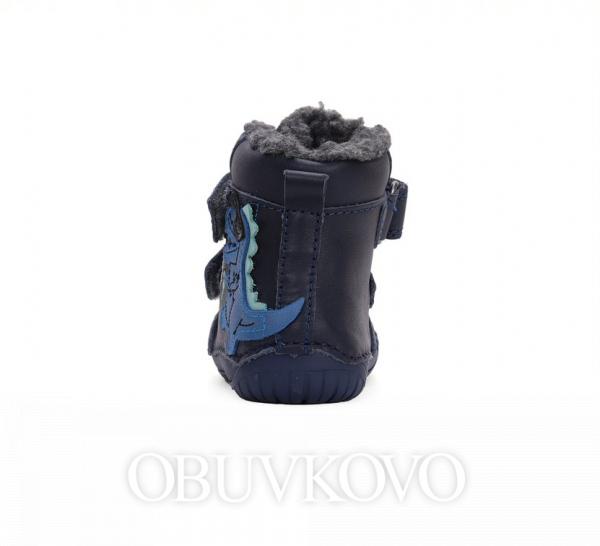Chlapčenské barefoot zimné čižmy D.D.STEP