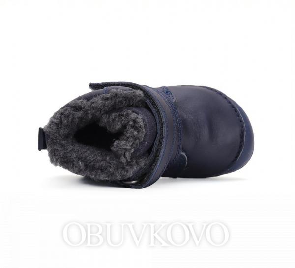 Chlapčenské barefoot zimné čižmy D.D.STEP
