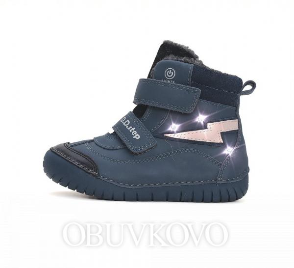 Chlapčenské svietiace zimné čižmy D.D.STEP