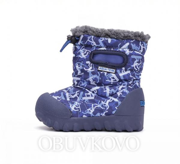 Chlapčenská zimná obuv s membránou D.D.Step AQUA-TEX