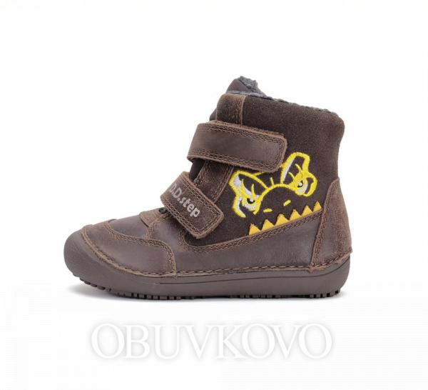 Zimné chlapčenské barefoot čižmy DD.STEP