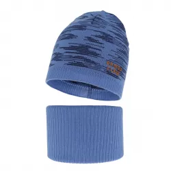 Chlapčenská prechodná čiapka + tunelový šál