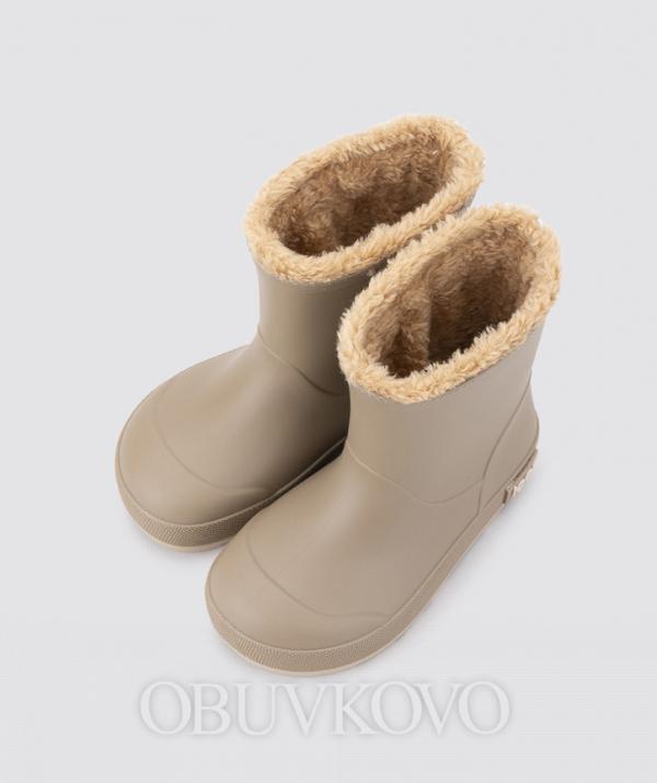 Detské zateplené barefoot gumáky IGOR