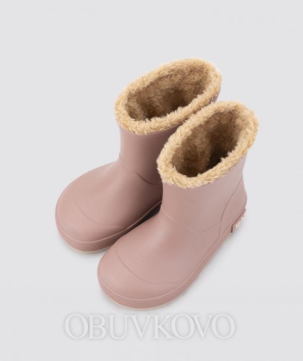 Detské zateplené barefoot gumáky IGOR