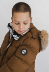 Nepremokavá zimná bunda s kožušinkou