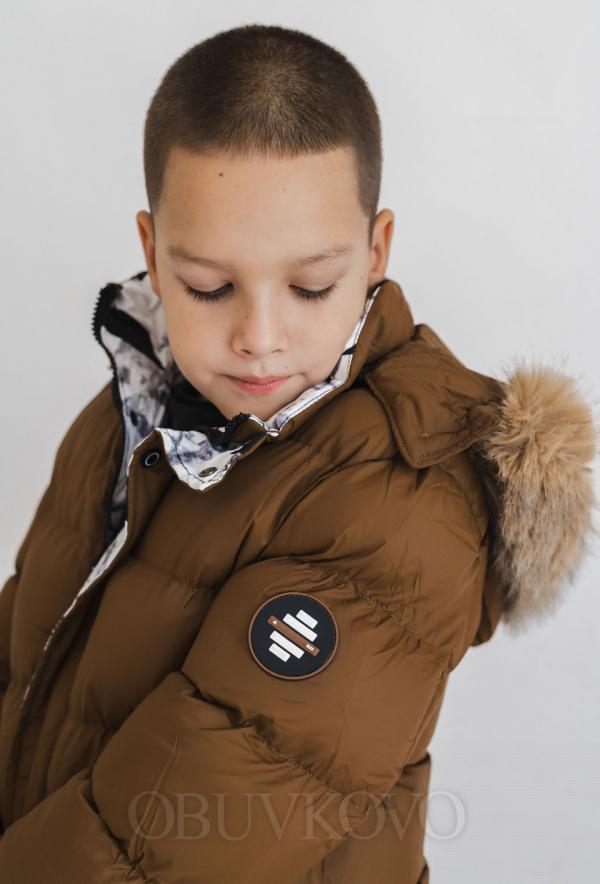 Nepremokavá zimná bunda s kožušinkou