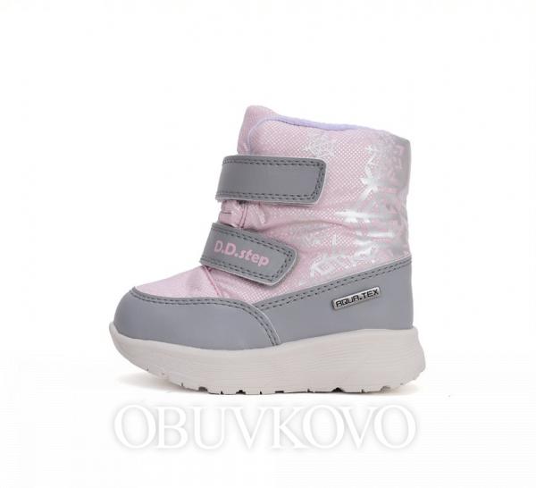 Dievčenská zimná obuv s membránou D.D.Step AQUA-TEX