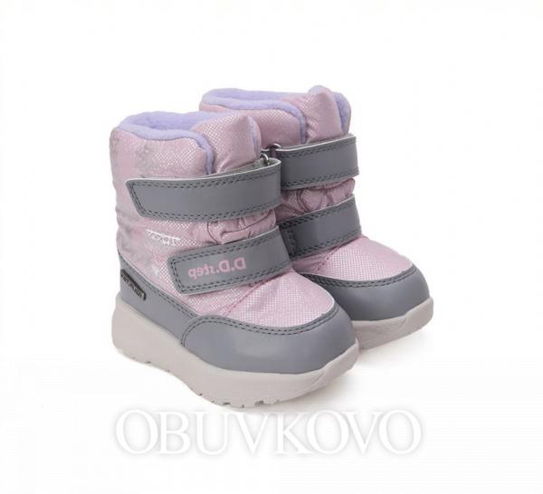 Dievčenská zimná obuv s membránou D.D.Step AQUA-TEX