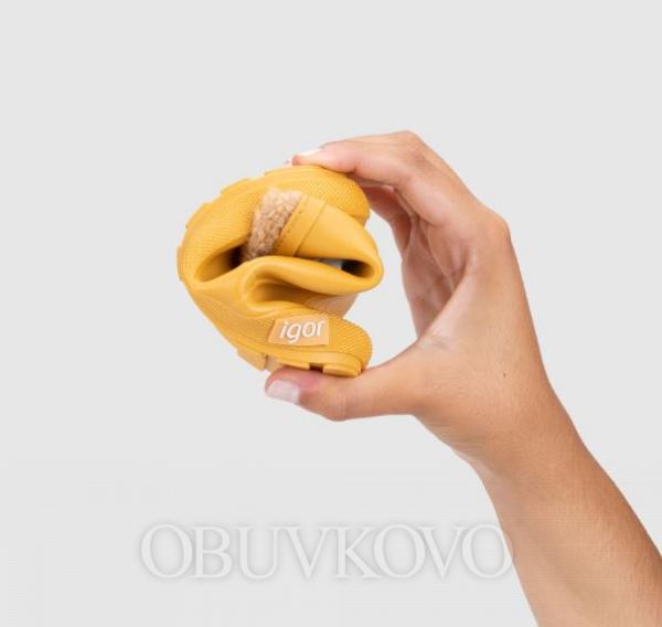 Detské zateplené barefoot gumáky IGOR