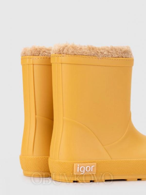 Detské zateplené barefoot gumáky IGOR