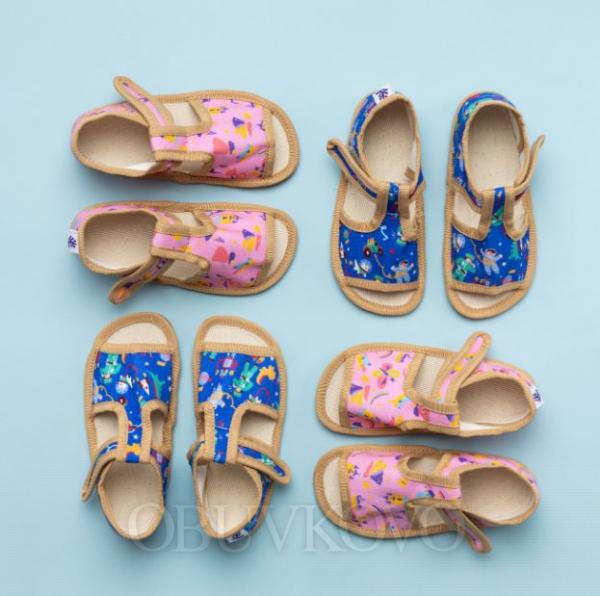 Detské barefoot prezúvky MILASH - SLIM