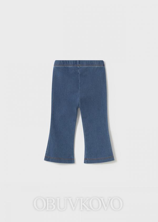 Dievčenské voľné nohavice-jeans efekt