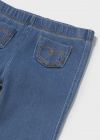 Dievčenské voľné nohavice-jeans efekt