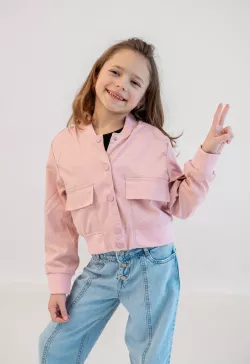 Dievčenská prechodná bunda Bomber 
