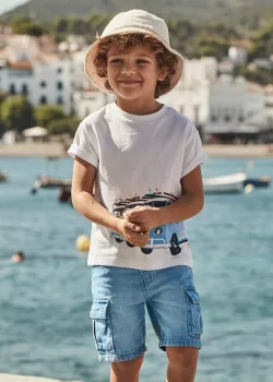 Chlapčenské rifľové bermudy