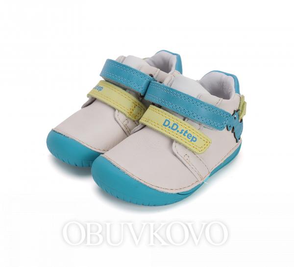 BAREFOOT kožená chlapčenská obuv DD STEP 