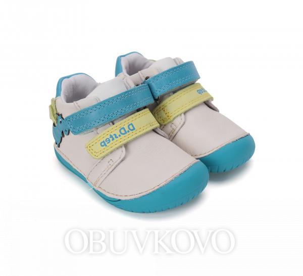 BAREFOOT kožená chlapčenská obuv DD STEP 