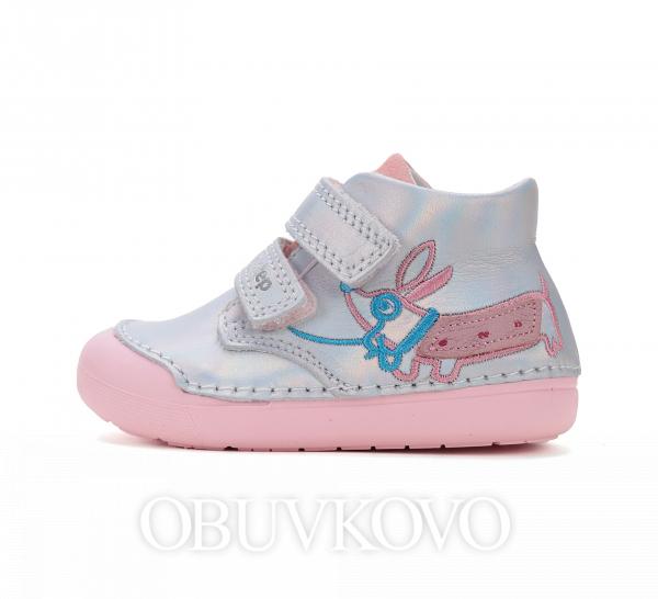 Kožená dievčenská obuv DDSTEP 