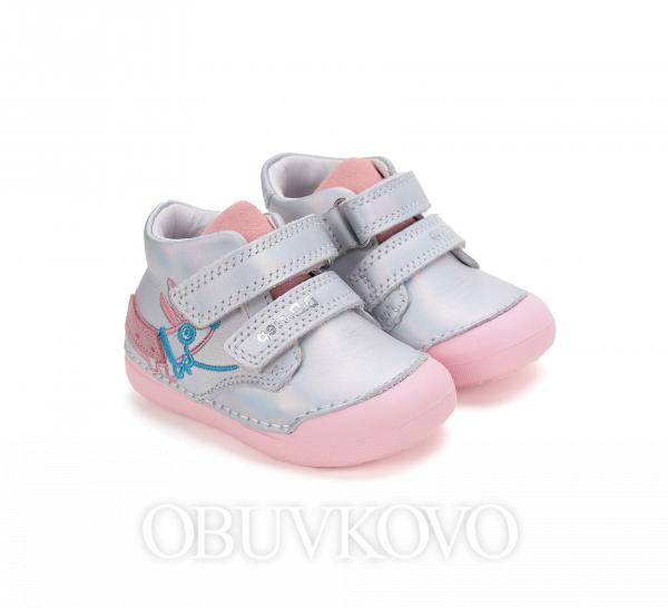 Kožená dievčenská obuv DDSTEP 