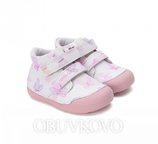 Kožená dievčenská obuv DDSTEP 