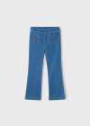 Dievčenské rozšírené nohavice-jeans efekt