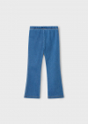 Dievčenské rozšírené nohavice-jeans efekt