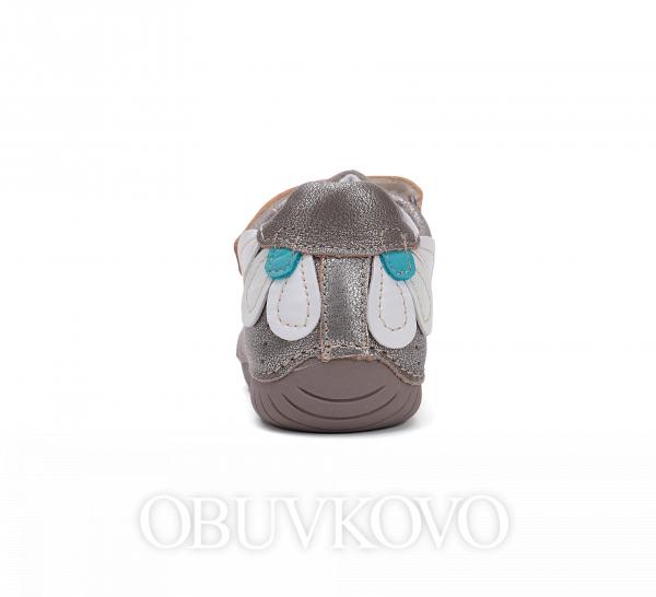 Celokožená dievčenská obuv D.D.STEP 