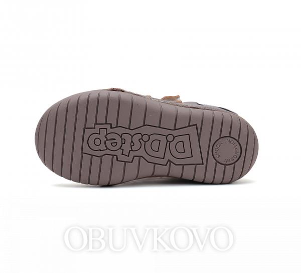 Celokožená dievčenská obuv D.D.STEP 