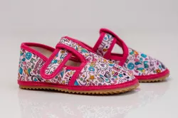 Barefoot dievčenské papuče SLIM