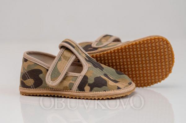 Barefoot chlapčenské papuče SLIM