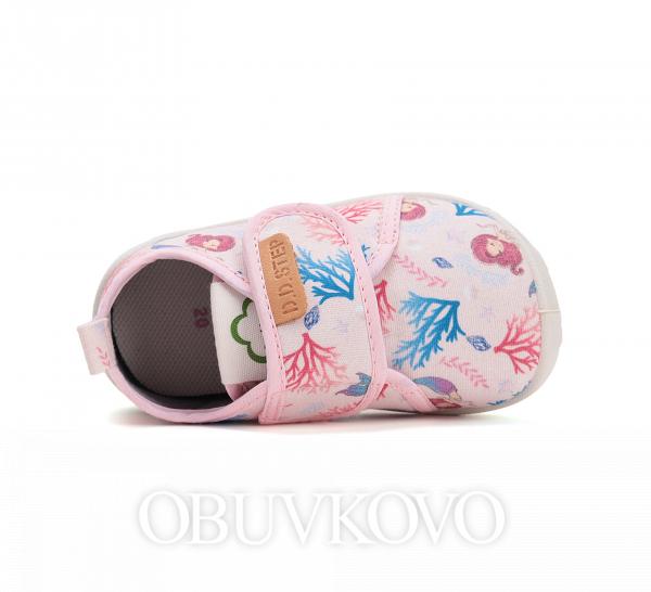 D.D.STEP dievčenské barefoot plátenky