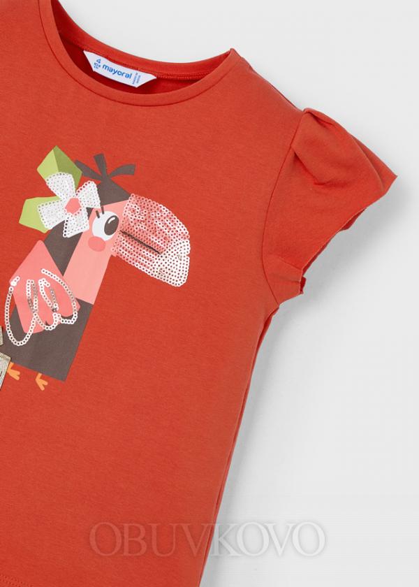 Dievčenské tričko s krátkym rukávom