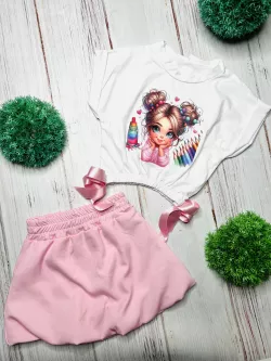 2 dielny dievčenský set 