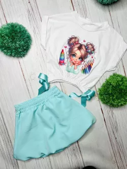 2 dielny dievčenský set 