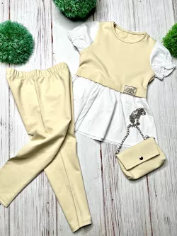 2 dielny dievčenský set s kabelkou  