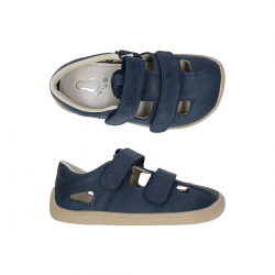 Chlapčenské celokožené barefoot sandále