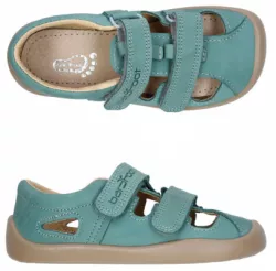 Chlapčenské celokožené barefoot sandále SLIM