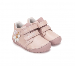 BAREFOOT kožená dievčenská obuv D.D.STEP