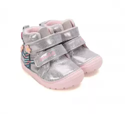 Kotníkové zateplené dievčenské topánky D.D.STEP