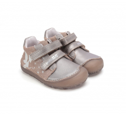 Dievčenské barefoot topánky D.D.STEP - fosforeskujúce