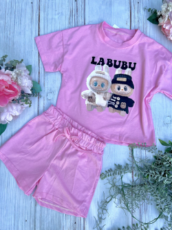 2 dielny dievčenský letný set LABUBU