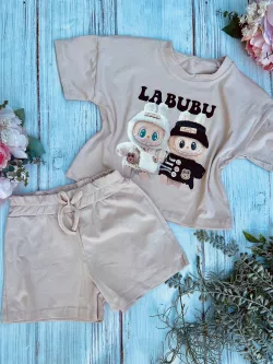 2 dielny dievčenský letný set LABUBU