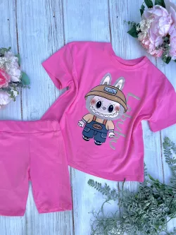 2 dielny dievčenský letný set LABUBU