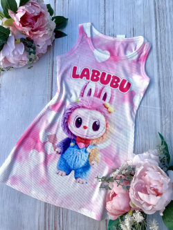 Dievčenské letné šaty LABUBU