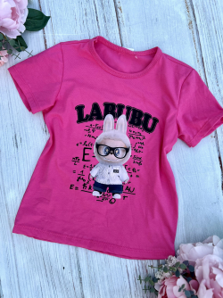 Bavlnené dievčenské tričko LABUBU