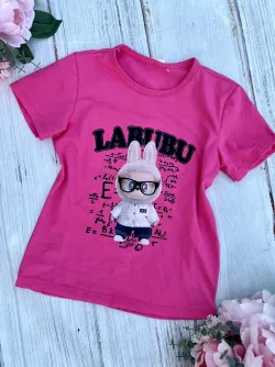 Bavlnené dievčenské tričko LABUBU