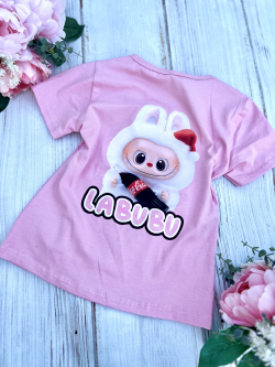 Bavlnené dievčenské tričko LABUBU