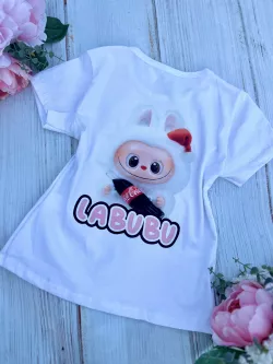 Bavlnené dievčenské tričko LABUBU