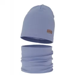 Chlapčenská bavlnená čiapka + tunelový šál